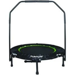 Fitness Trampoline, Foldable With Handrail