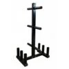 POWER-EXTREME Weight Plate & Barbell Rack