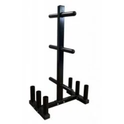 POWER-EXTREME Weight Plate & Barbell Rack